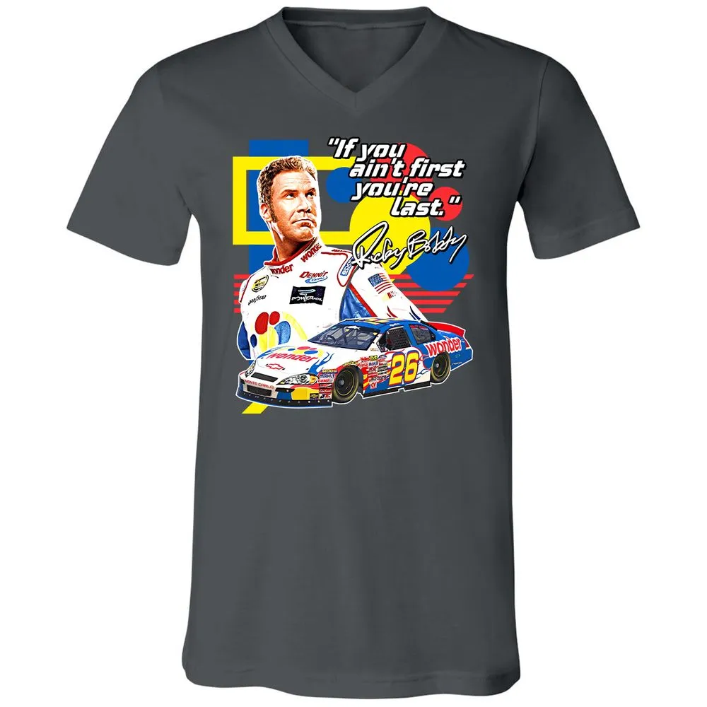 Unisex V-Neck T-Shirt - W6K25PGW - Asphalt - 12