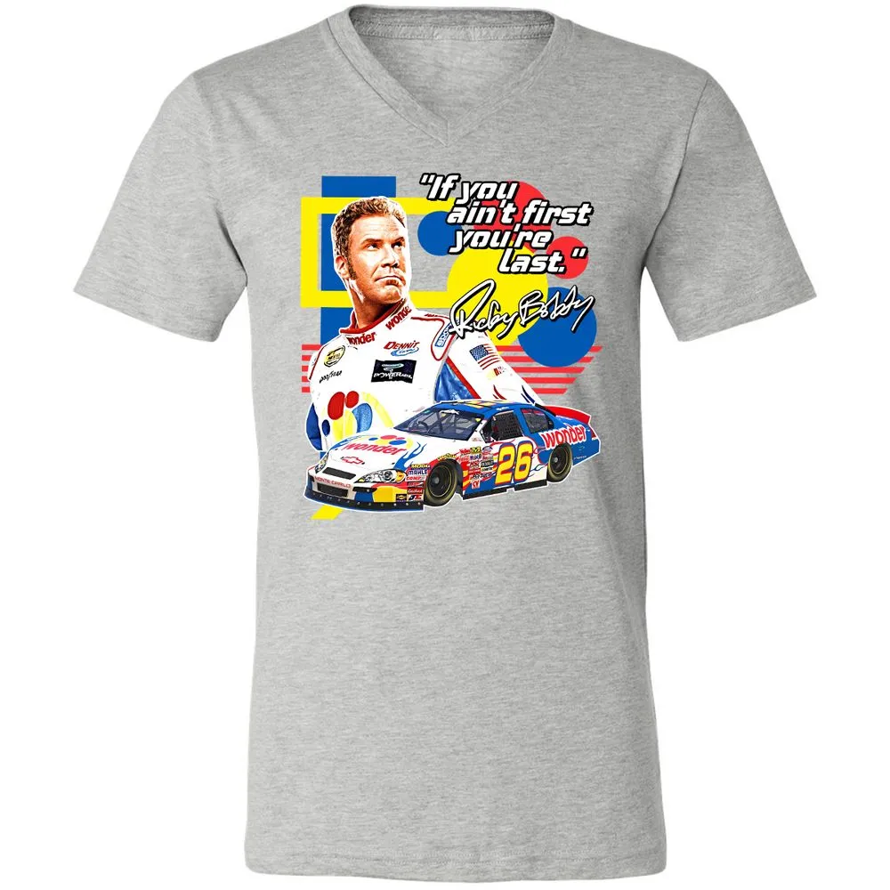 Unisex V-Neck T-Shirt - W6K25PGW - Athletic Heather - 7
