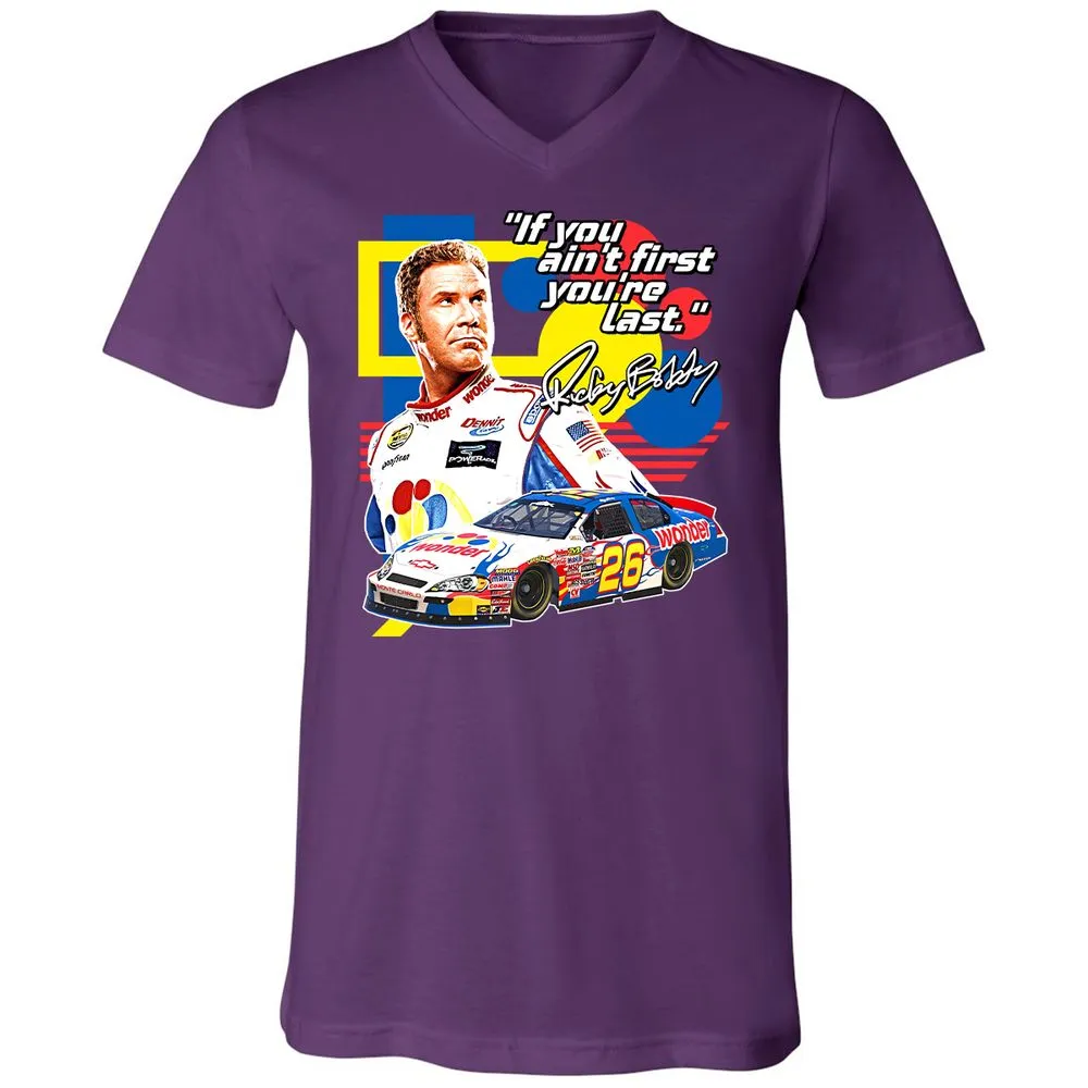 Unisex V-Neck T-Shirt - W6K25PGW - Team Purple - 9