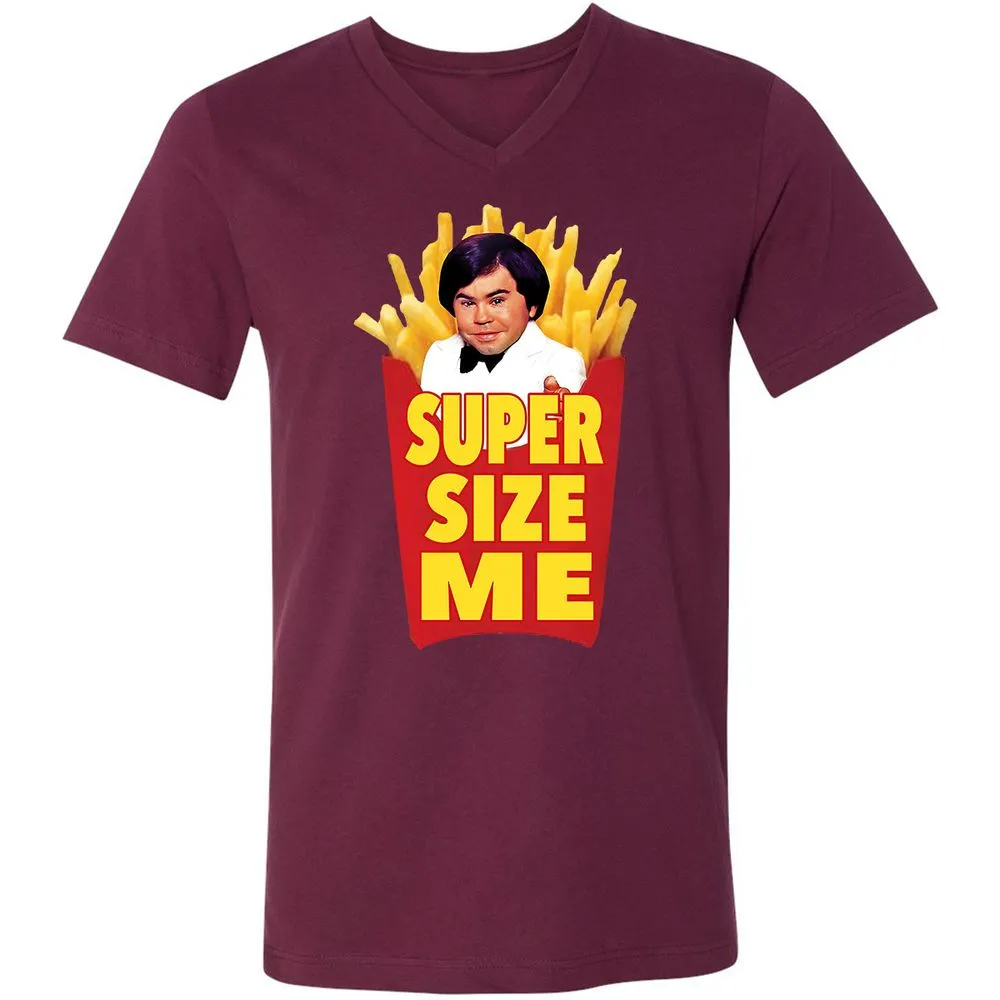 Unisex V-Neck T-Shirt - GB1YZVCN - Maroon - 6