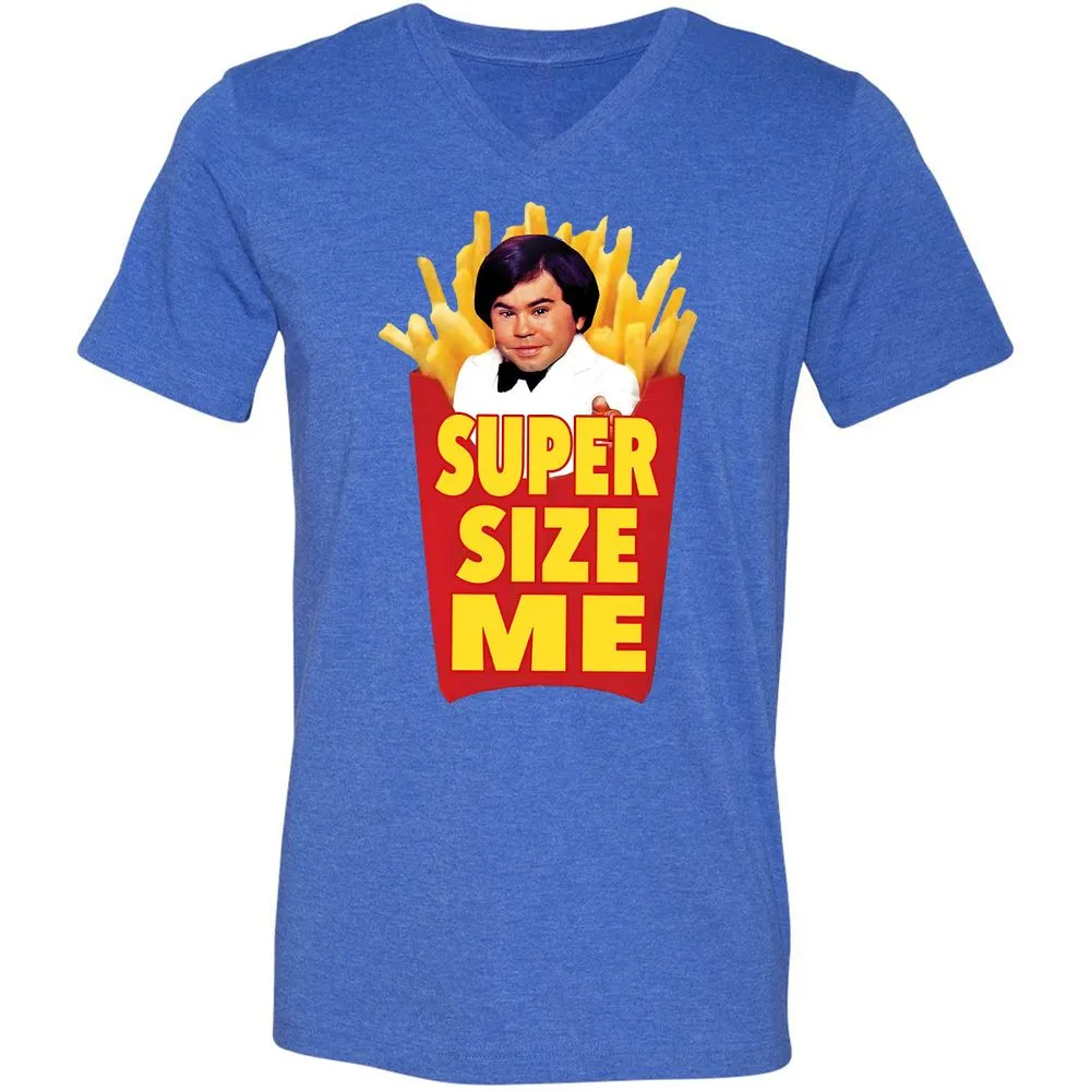 Unisex V-Neck T-Shirt - GB1YZVCN - Heather True Royal - 14