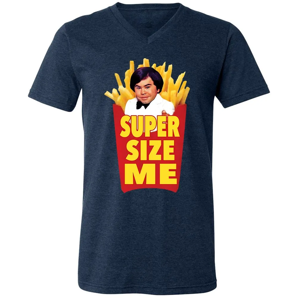 Unisex V-Neck T-Shirt - GB1YZVCN - Heather Navy - 15