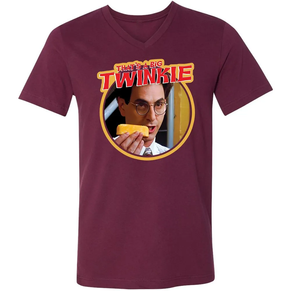 Unisex V-Neck T-Shirt - HD5E2XY5 - Maroon - 6