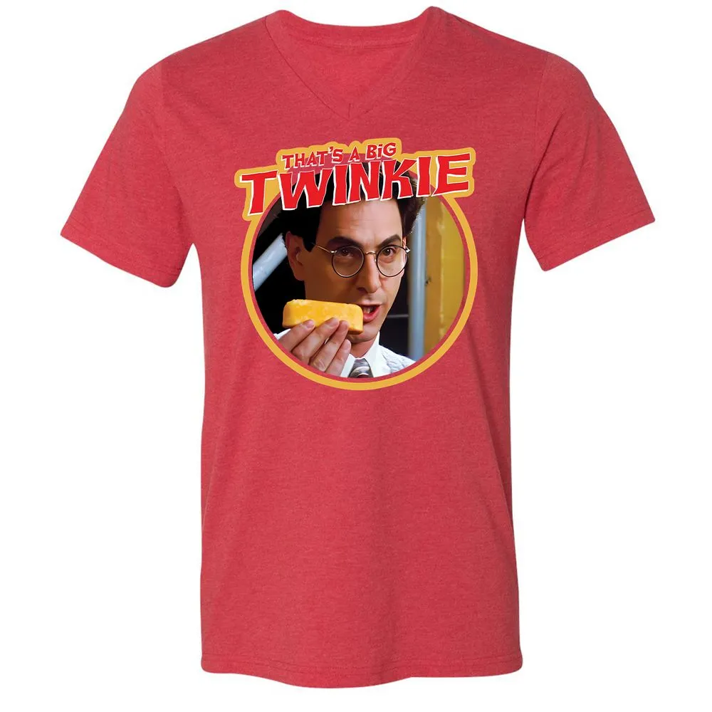 Unisex V-Neck T-Shirt - HD5E2XY5 - Heather Red - 16