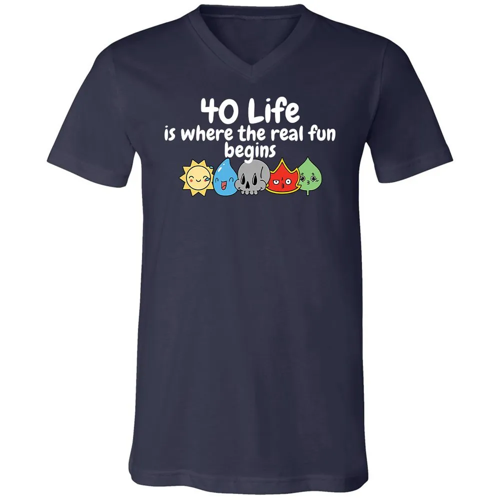 Unisex V-Neck T-Shirt - TD7CPA4V - Navy - 2