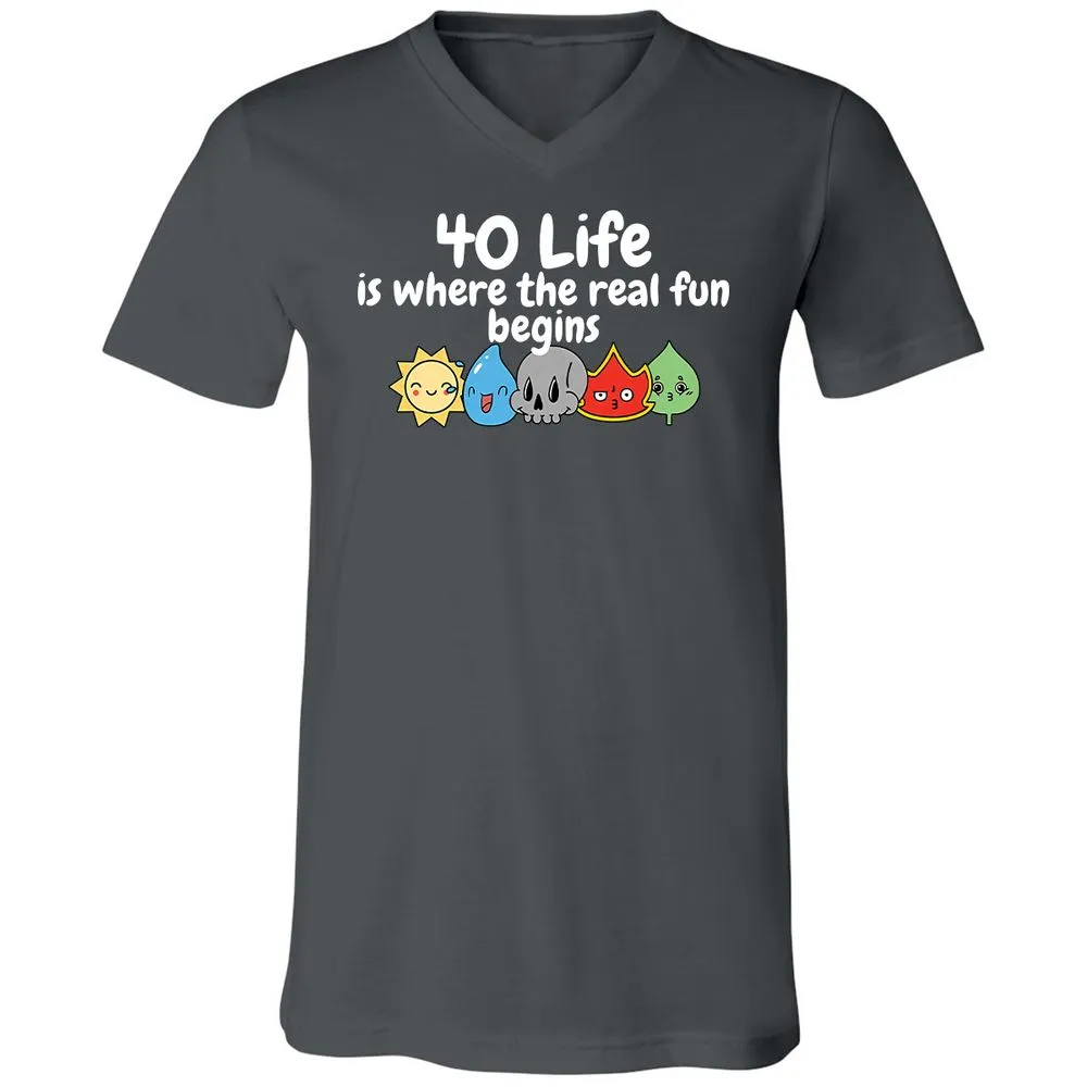 Unisex V-Neck T-Shirt - TD7CPA4V - Asphalt - 12