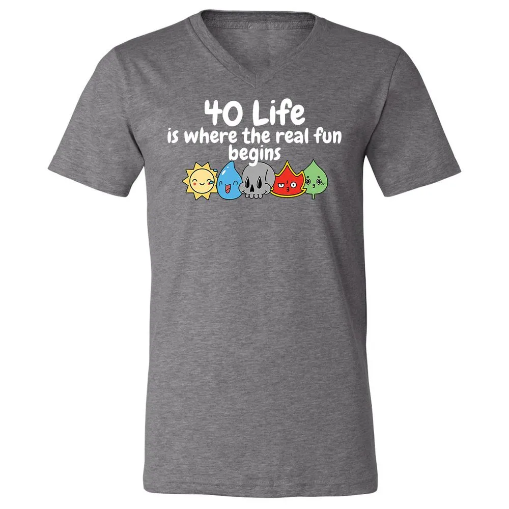 Unisex V-Neck T-Shirt - TD7CPA4V - Deep Heather - 13