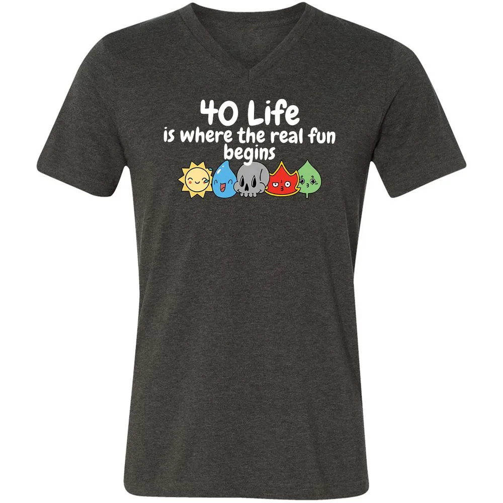 Unisex V-Neck T-Shirt - TD7CPA4V - Dark Grey Heather - 8