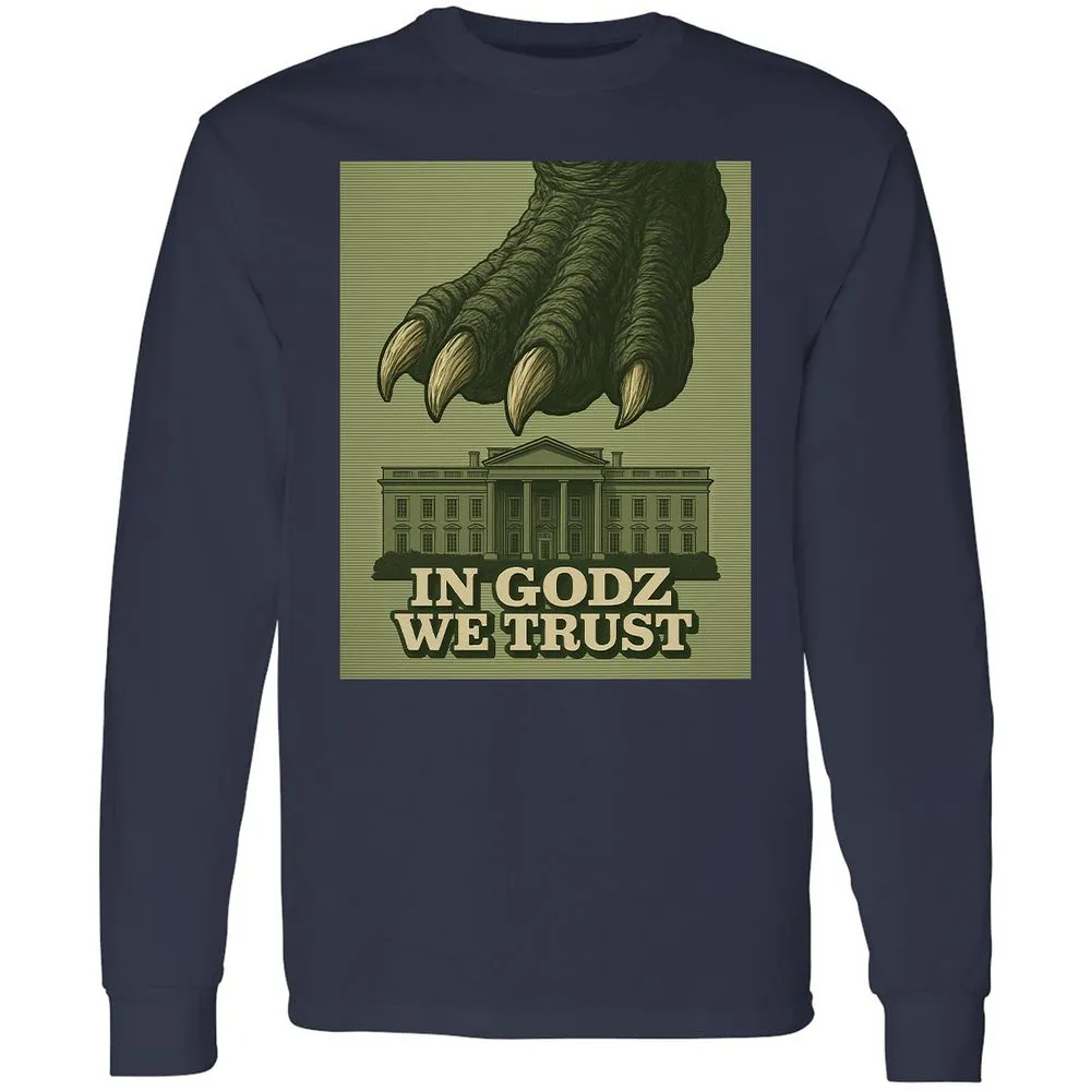 Long Sleeve T-Shirt - 43DR4N5X - Navy - 2