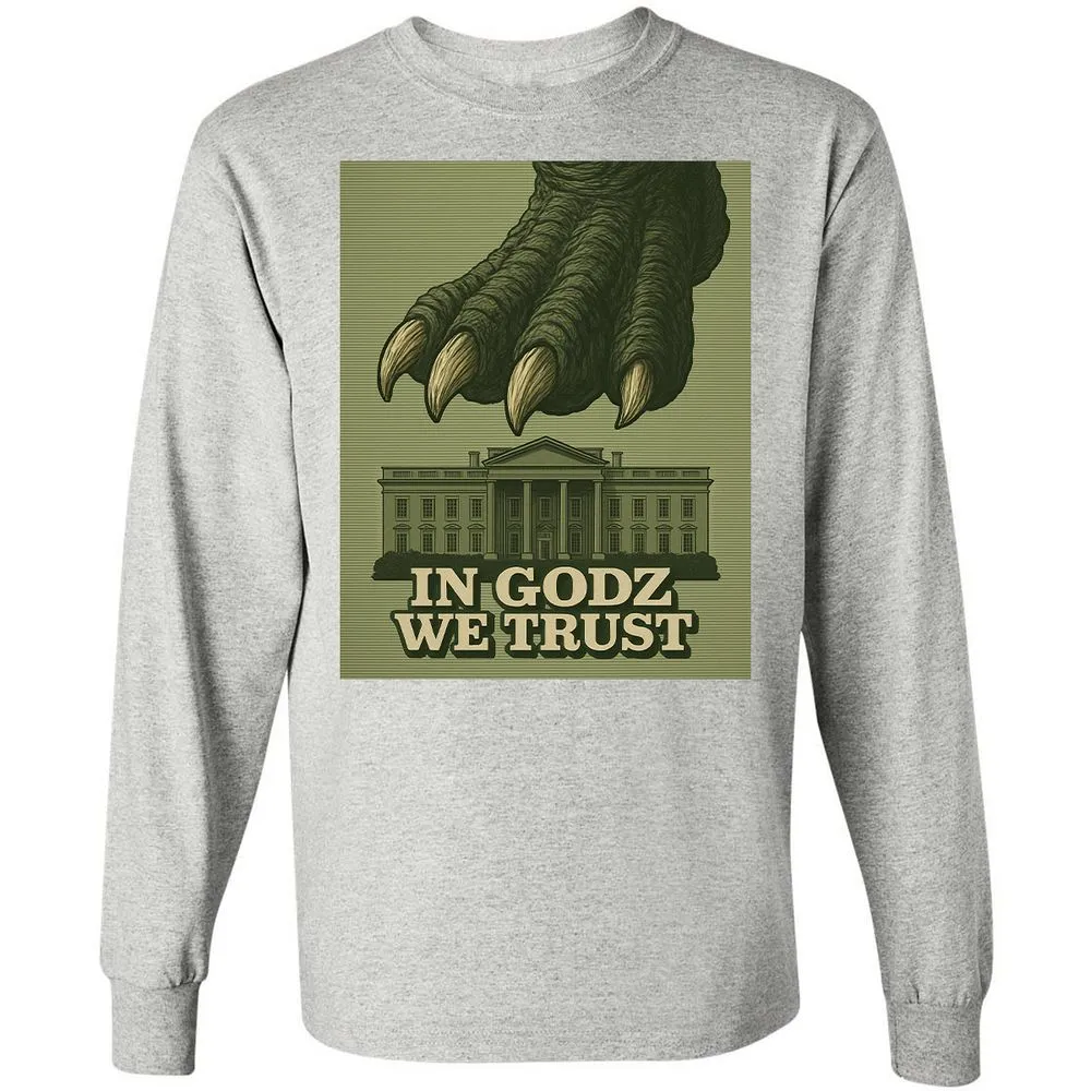 Long Sleeve T-Shirt - 43DR4N5X - Ash - 7
