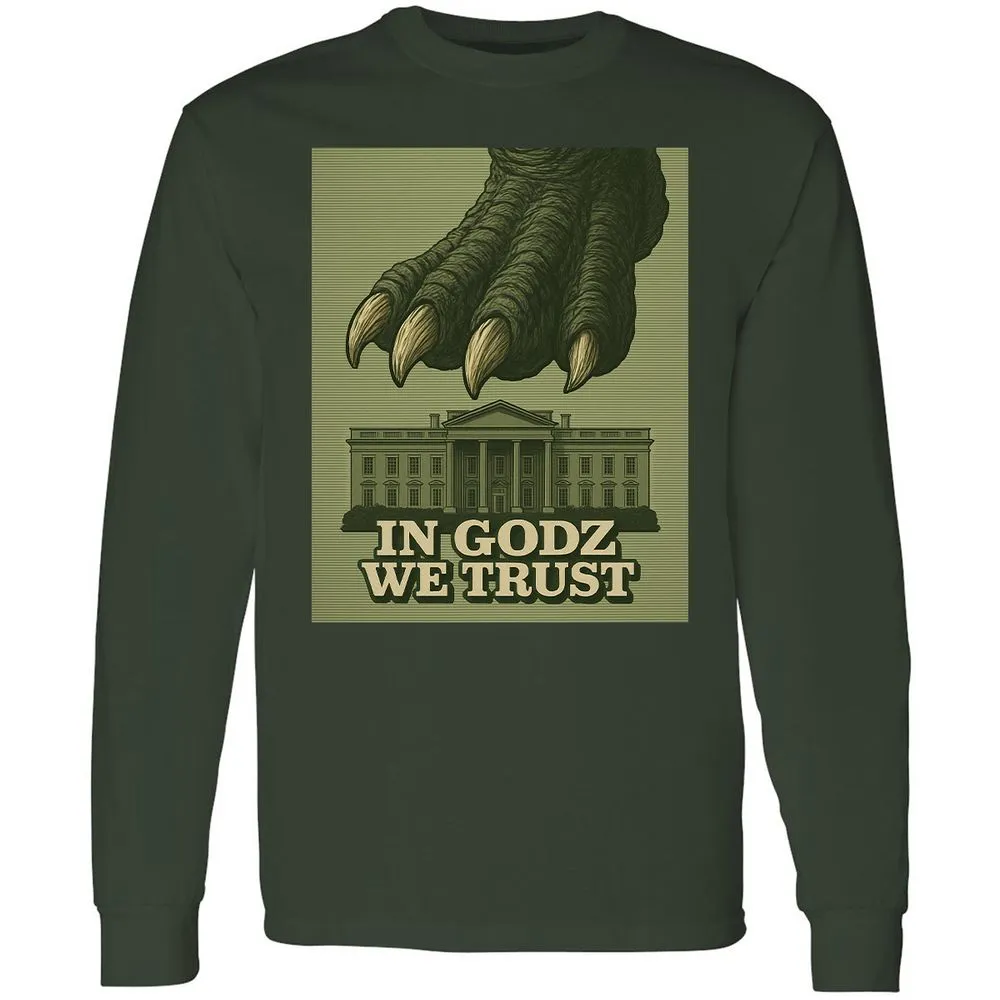 Long Sleeve T-Shirt - 43DR4N5X - Forest Green - 4