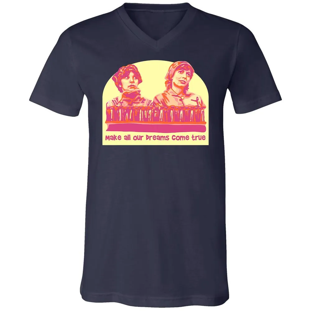 Unisex V-Neck T-Shirt - 3KA91UEZ - Navy - 2