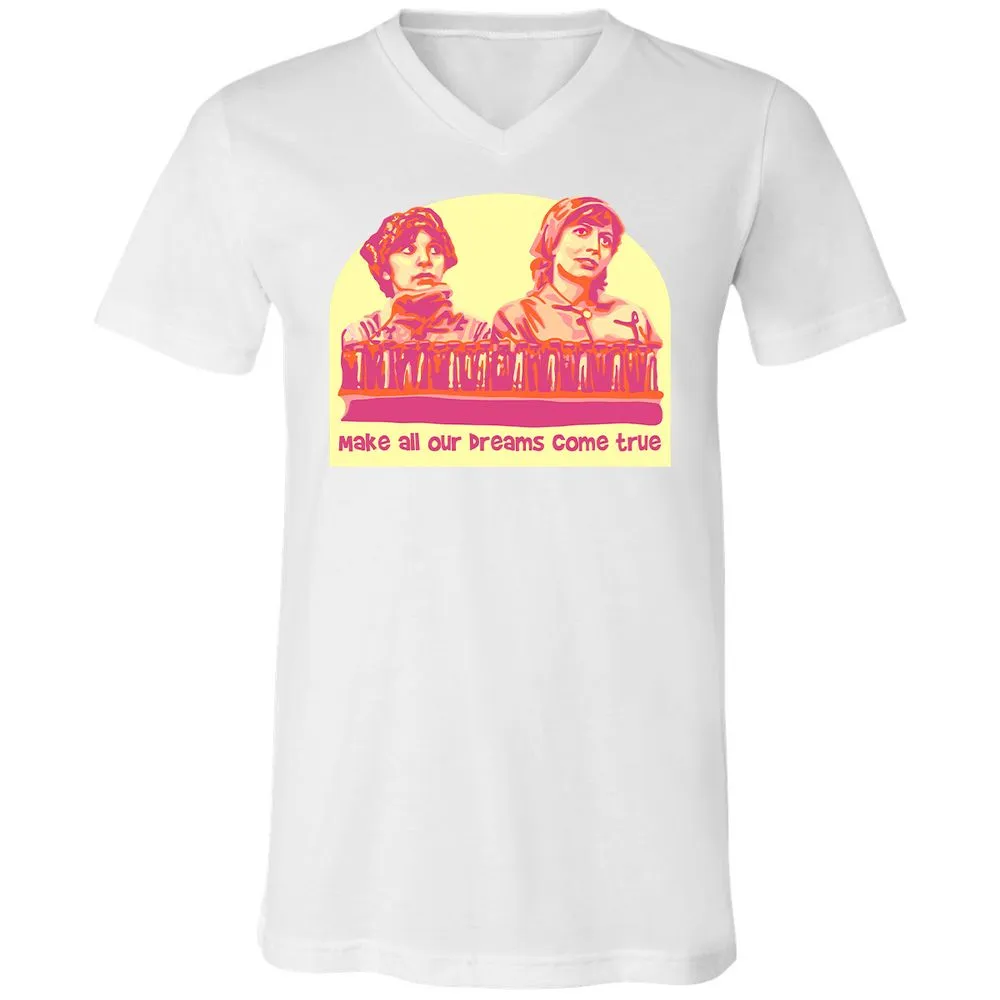 Unisex V-Neck T-Shirt - 3KA91UEZ - White - 5