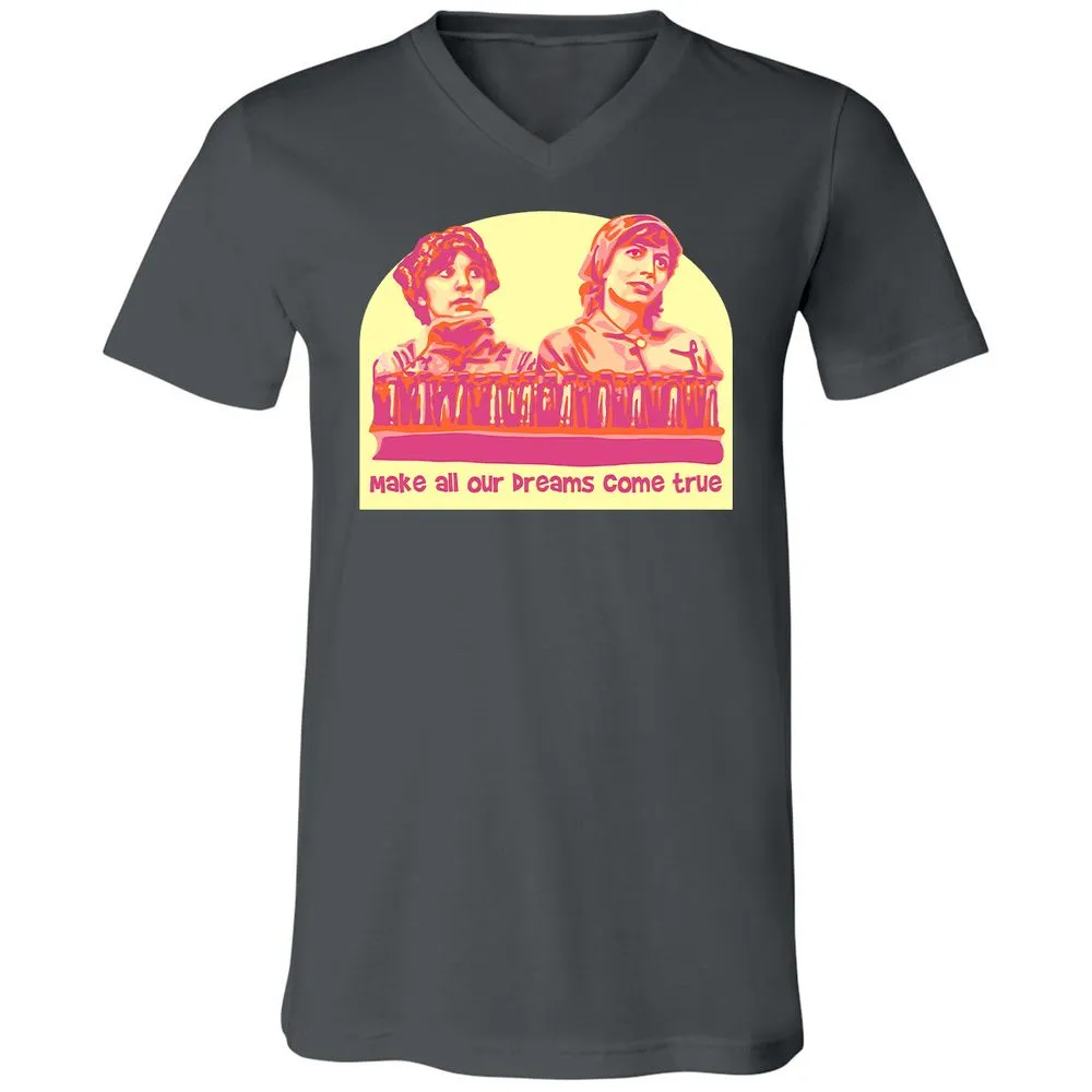 Unisex V-Neck T-Shirt - 3KA91UEZ - Asphalt - 12