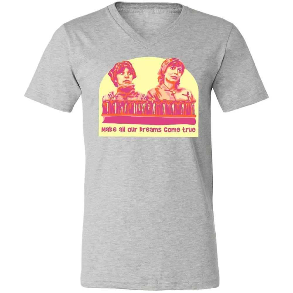 Unisex V-Neck T-Shirt - 3KA91UEZ - Athletic Heather - 7