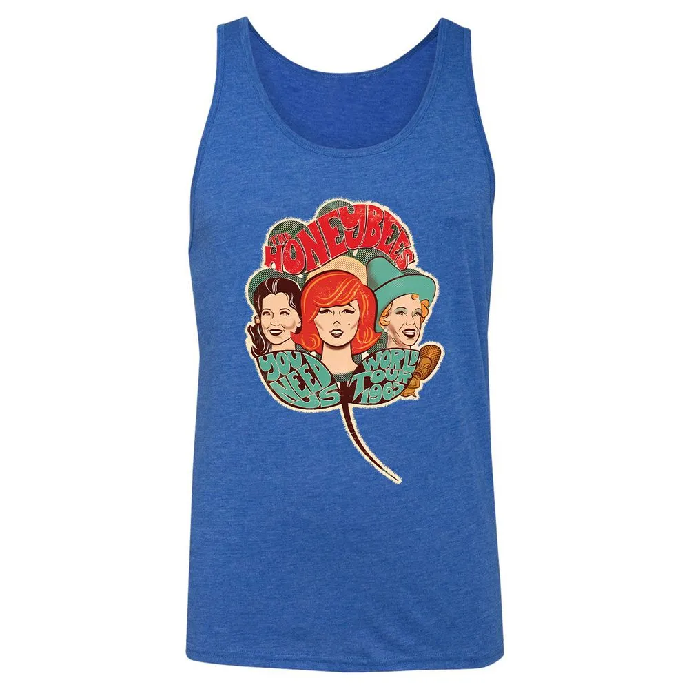 Unisex Jersey Tank - LBYYXZDW - True Royal Triblend - 12