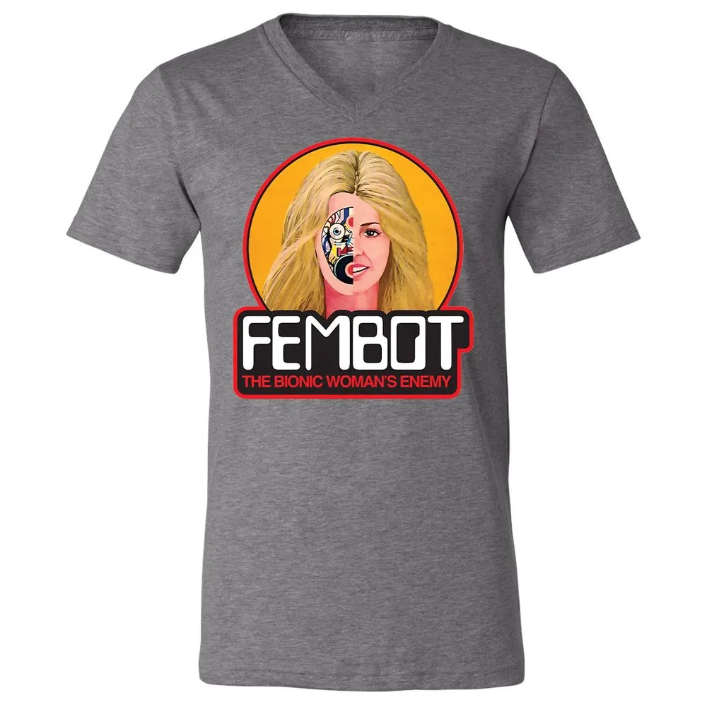 Unisex V-Neck T-Shirt - 1MANXV1W - Deep Heather - 13
