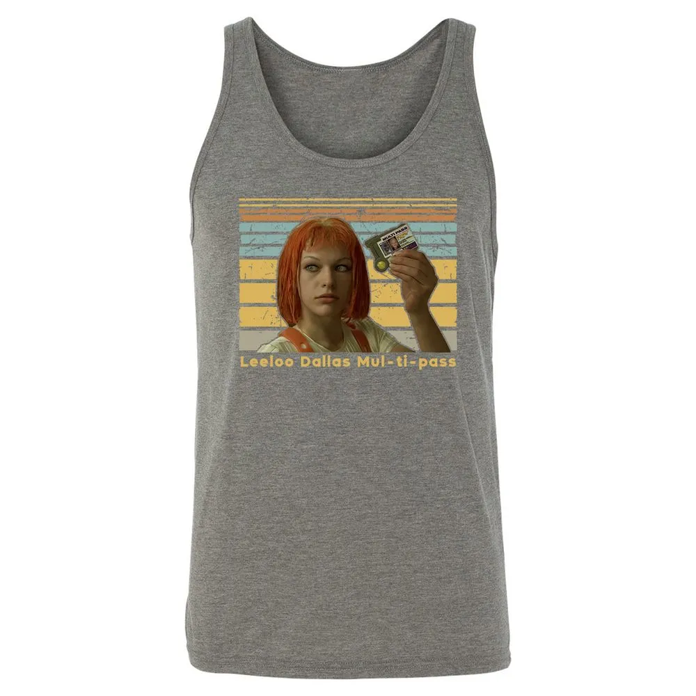 Unisex Jersey Tank - AVY6XK12 - Grey Triblend - 8