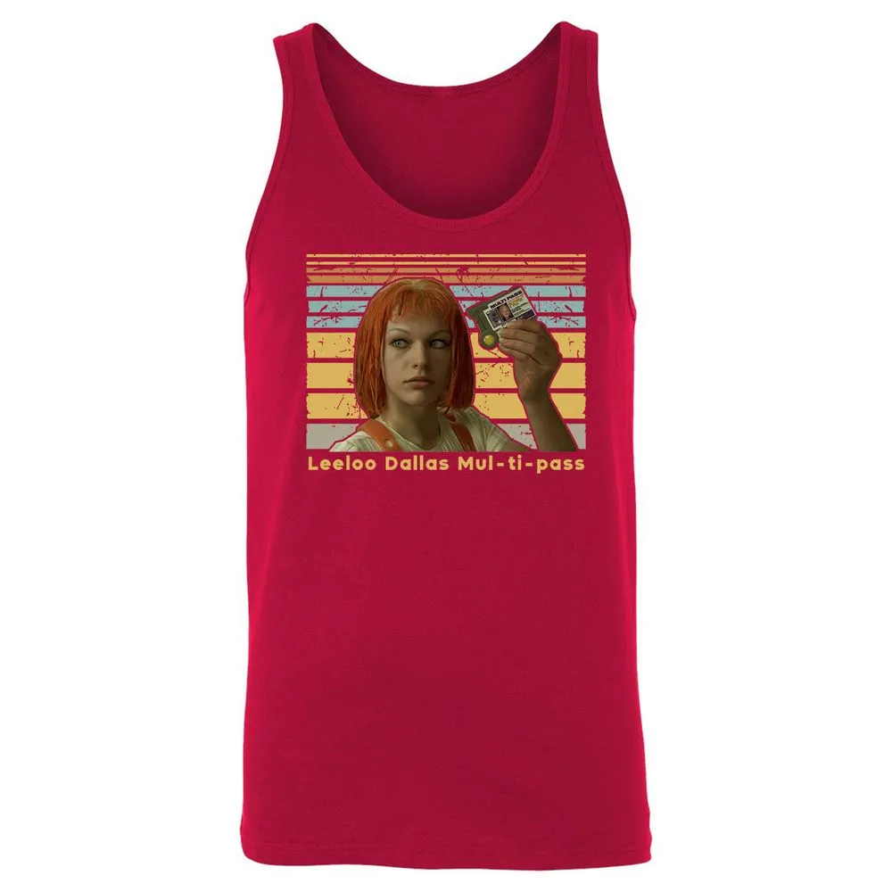 Unisex Jersey Tank - AVY6XK12 - Red - 11