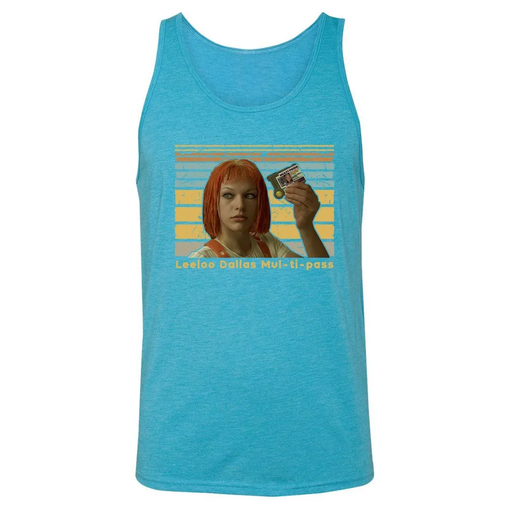 Unisex Jersey Tank - AVY6XK12 - Aqua Triblend - 3