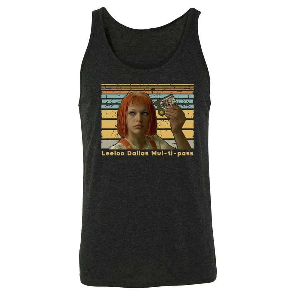 Unisex Jersey Tank - AVY6XK12 - Charcoal Black Triblend - 5