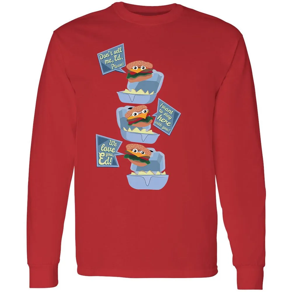 Long Sleeve T-Shirt - V4WVPJKG - Red - 14