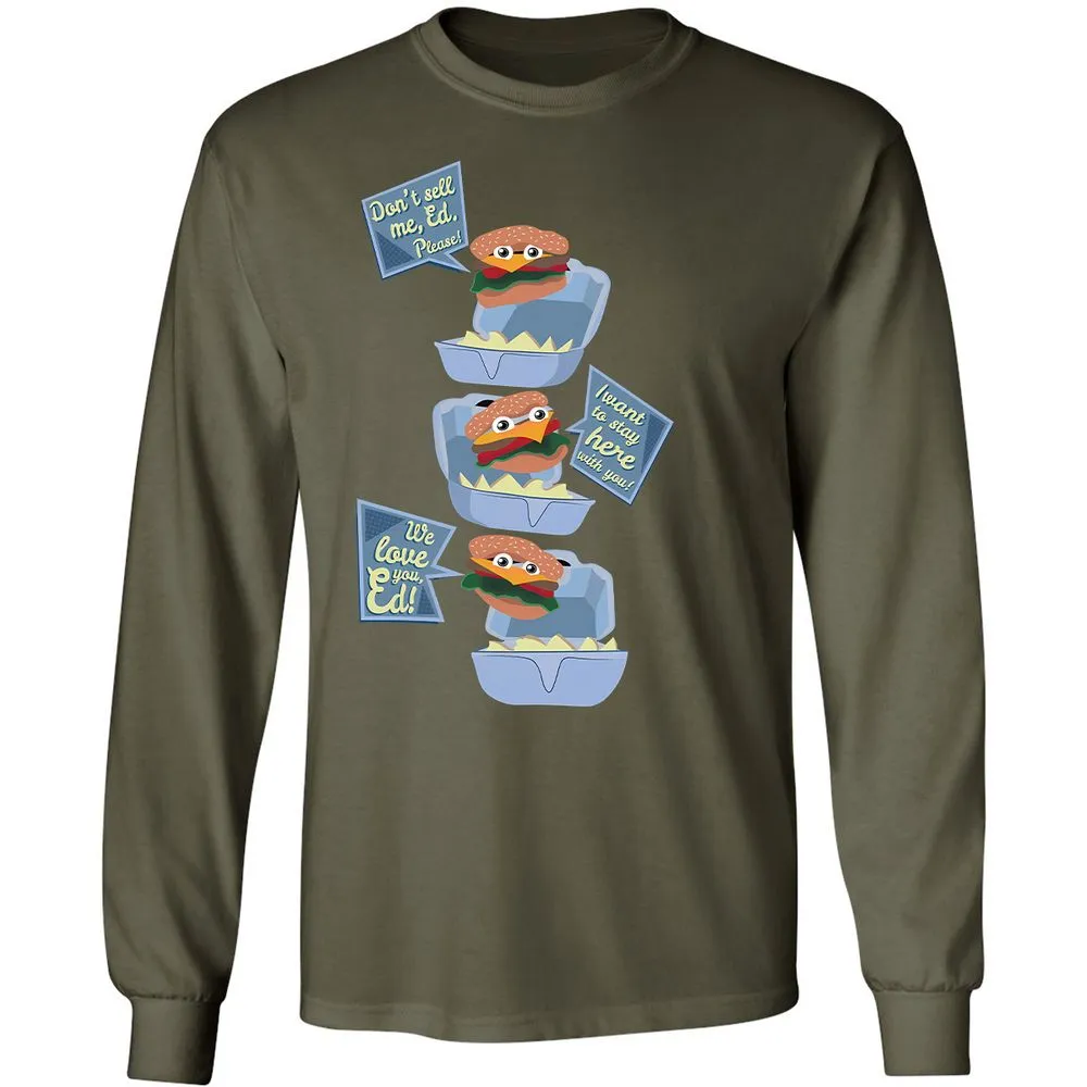 Long Sleeve T-Shirt - V4WVPJKG - Military Green - 16