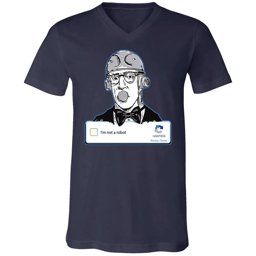 Unisex V-Neck T-Shirt - K7XXTE79 - Navy - 2