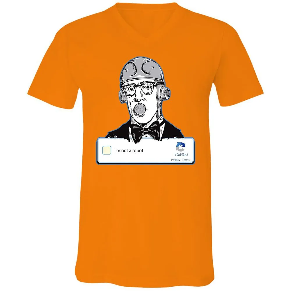 Unisex V-Neck T-Shirt - K7XXTE79 - Orange - 11