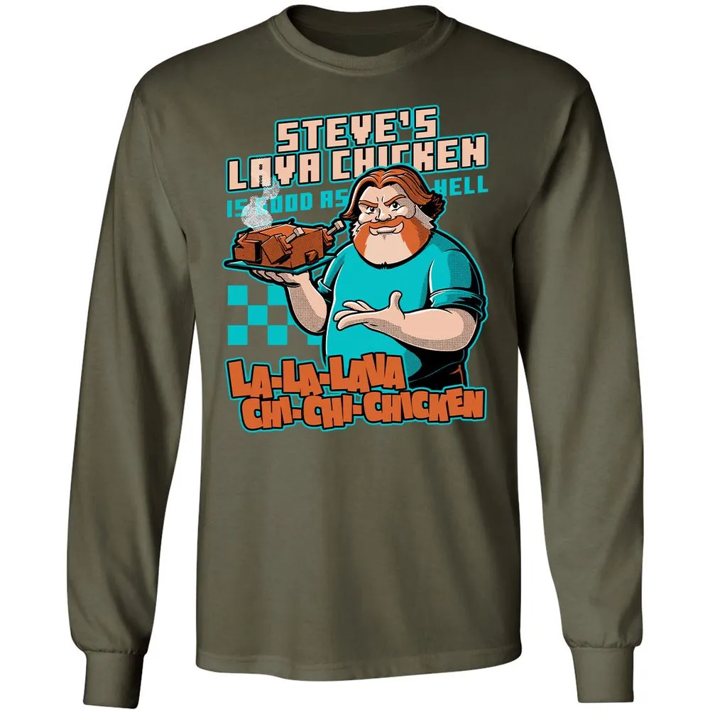 Long Sleeve T-Shirt - FR25BJXF - Military Green - 16