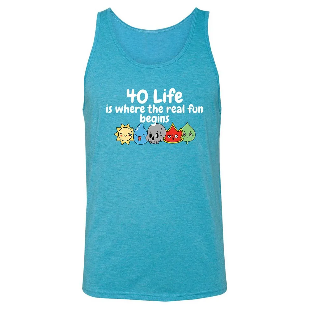 Unisex Jersey Tank - YMJ49PG1 - Aqua Triblend - 3