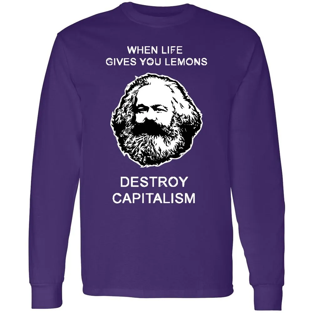 Long Sleeve T-Shirt - 5QRUPZBH - Purple - 13