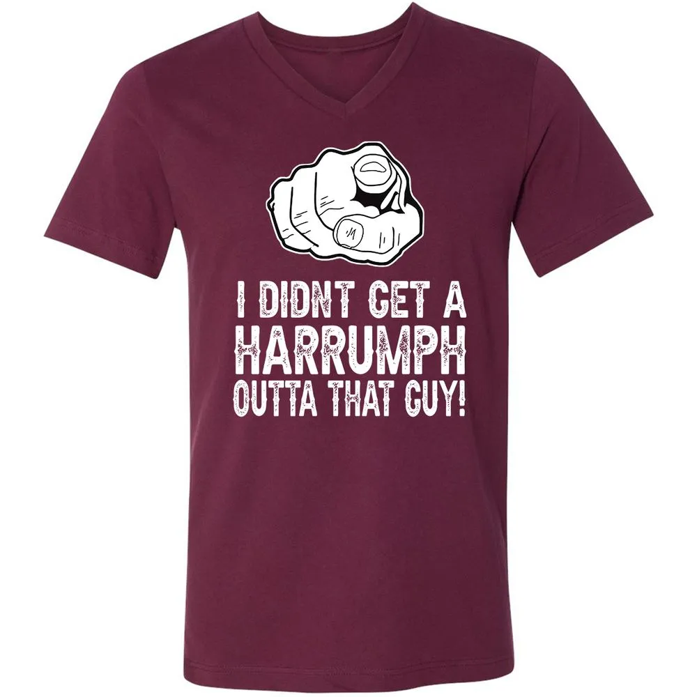 Unisex V-Neck T-Shirt - XYPH34LT - Maroon - 6