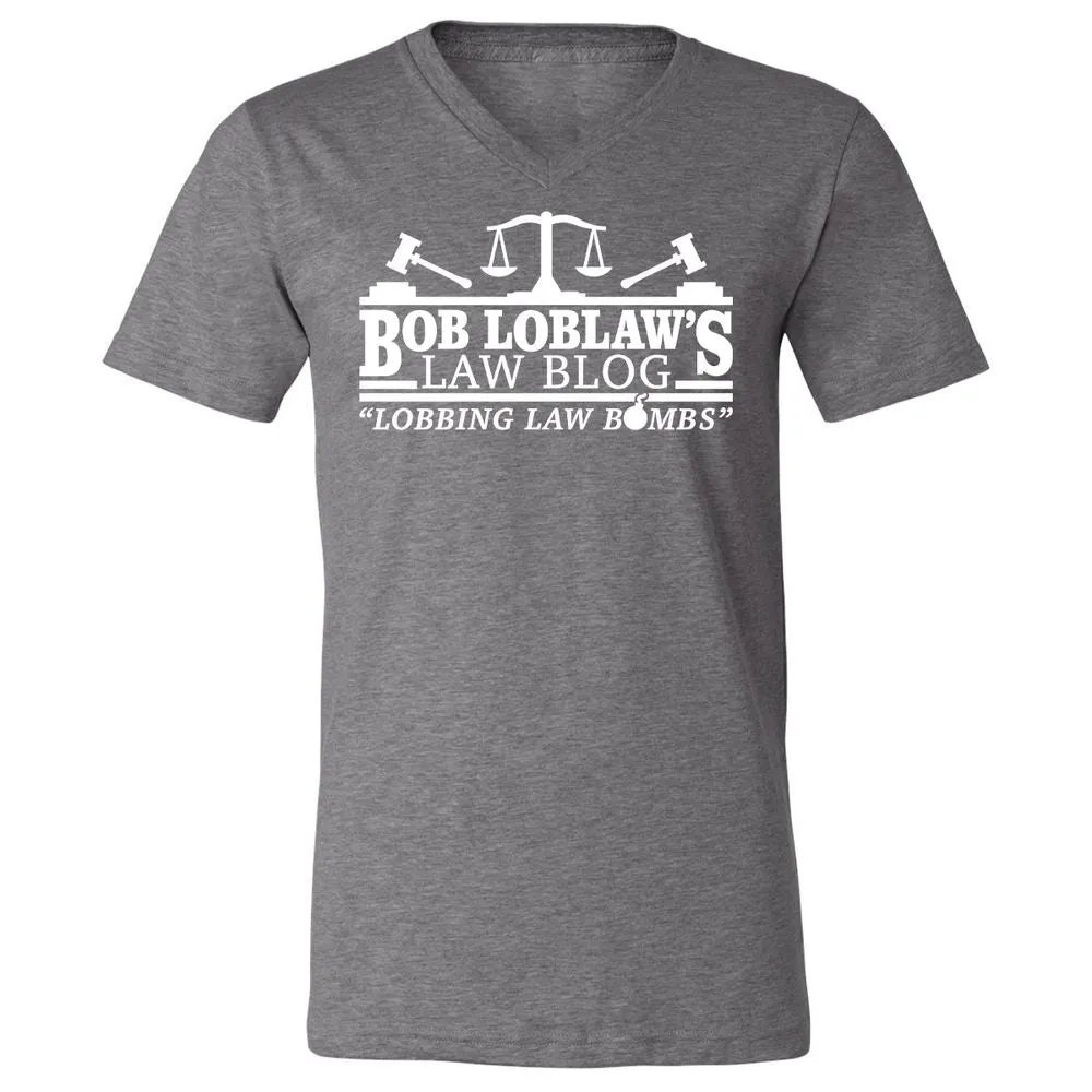 Unisex V-Neck T-Shirt - 9TFJB3ER - Deep Heather - 13