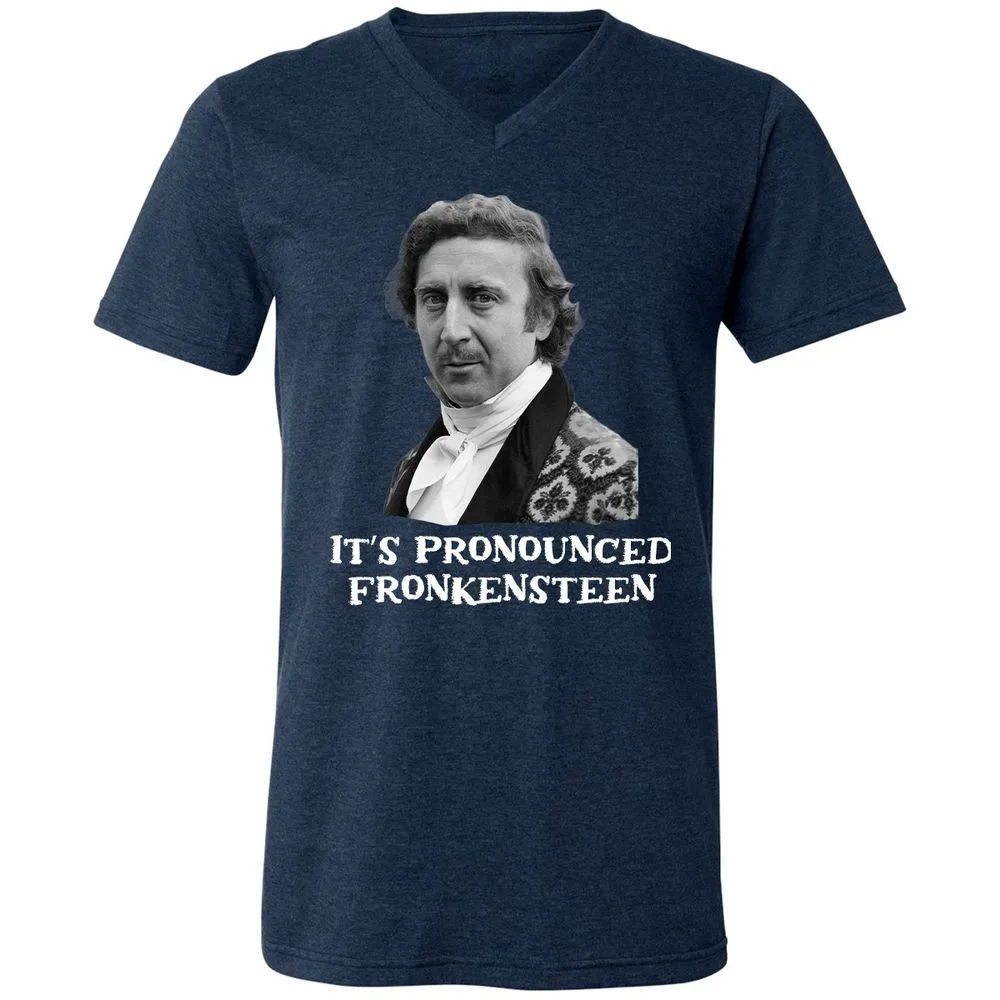 Unisex V-Neck T-Shirt - EU5A6LZ5 - Heather Navy - 15
