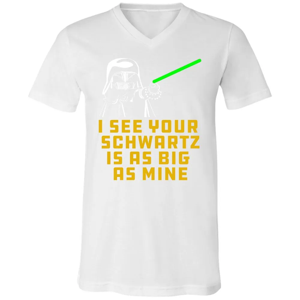 Unisex V-Neck T-Shirt - 6BL9WKRJ - White - 5