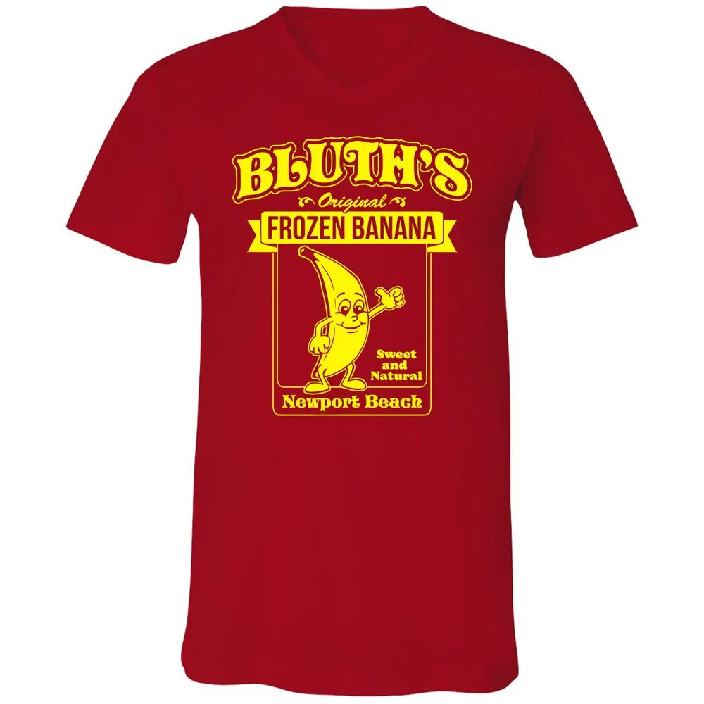 Unisex V-Neck T-Shirt - 2RHSCT7T - Red - 3