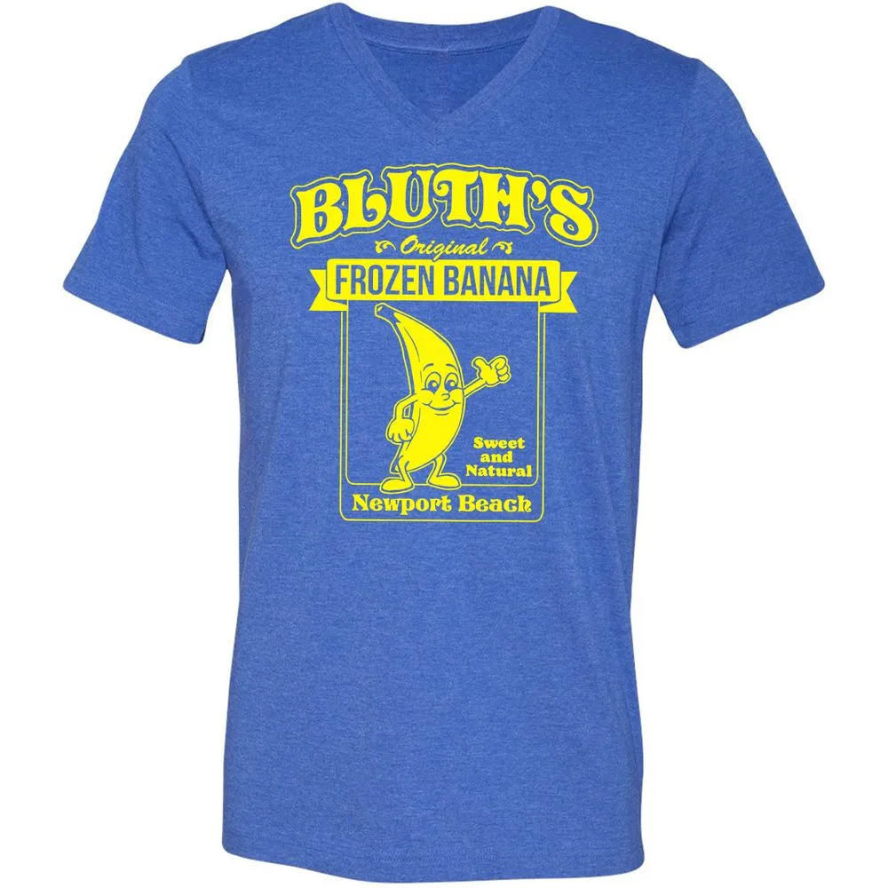 Unisex V-Neck T-Shirt - 2RHSCT7T - Heather True Royal - 14