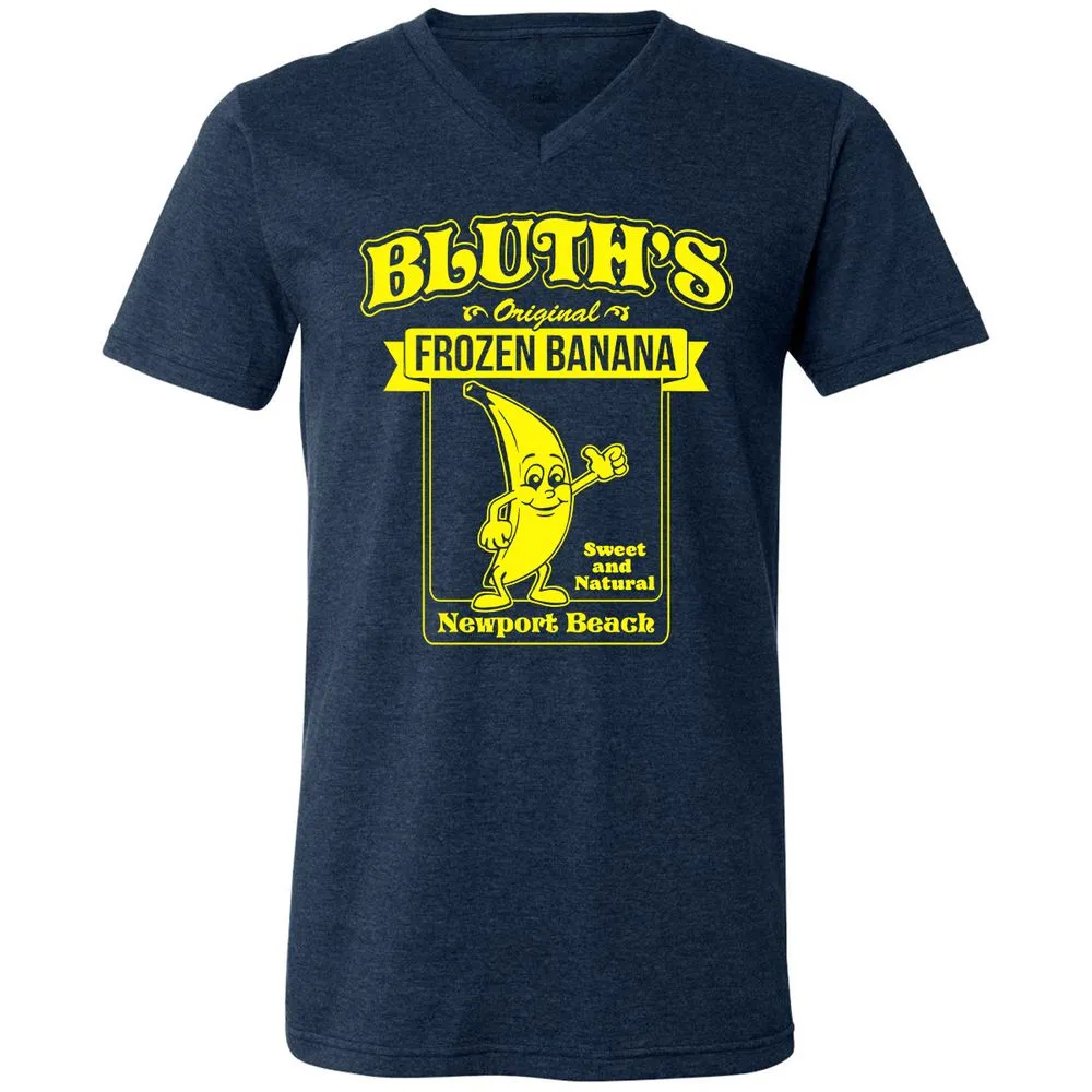 Unisex V-Neck T-Shirt - 2RHSCT7T - Heather Navy - 15