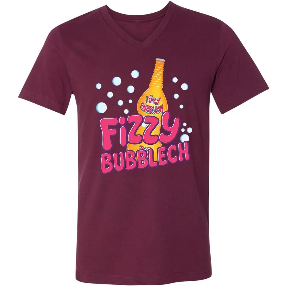 Unisex V-Neck T-Shirt - 111HERWY - Maroon - 6