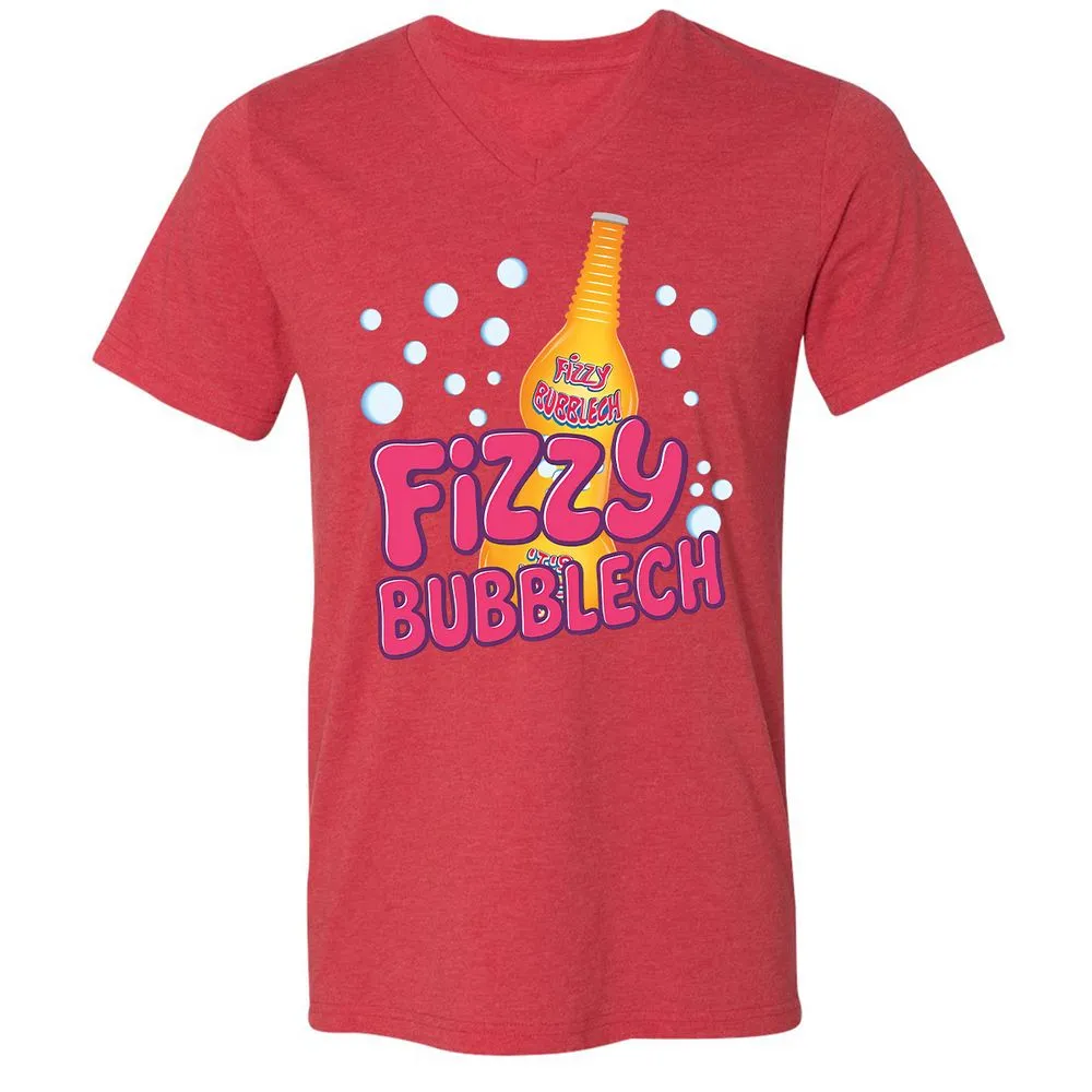 Unisex V-Neck T-Shirt - 111HERWY - Heather Red - 16