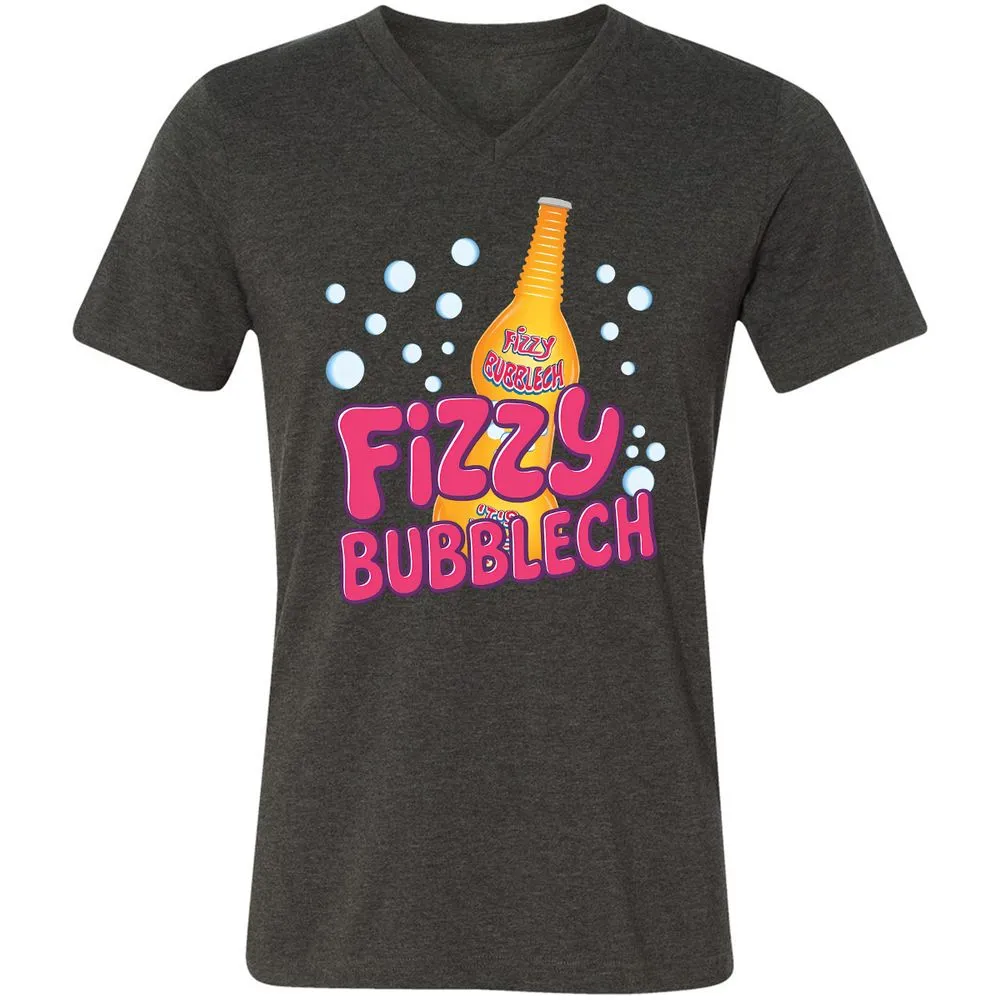 Unisex V-Neck T-Shirt - 111HERWY - Dark Grey Heather - 8