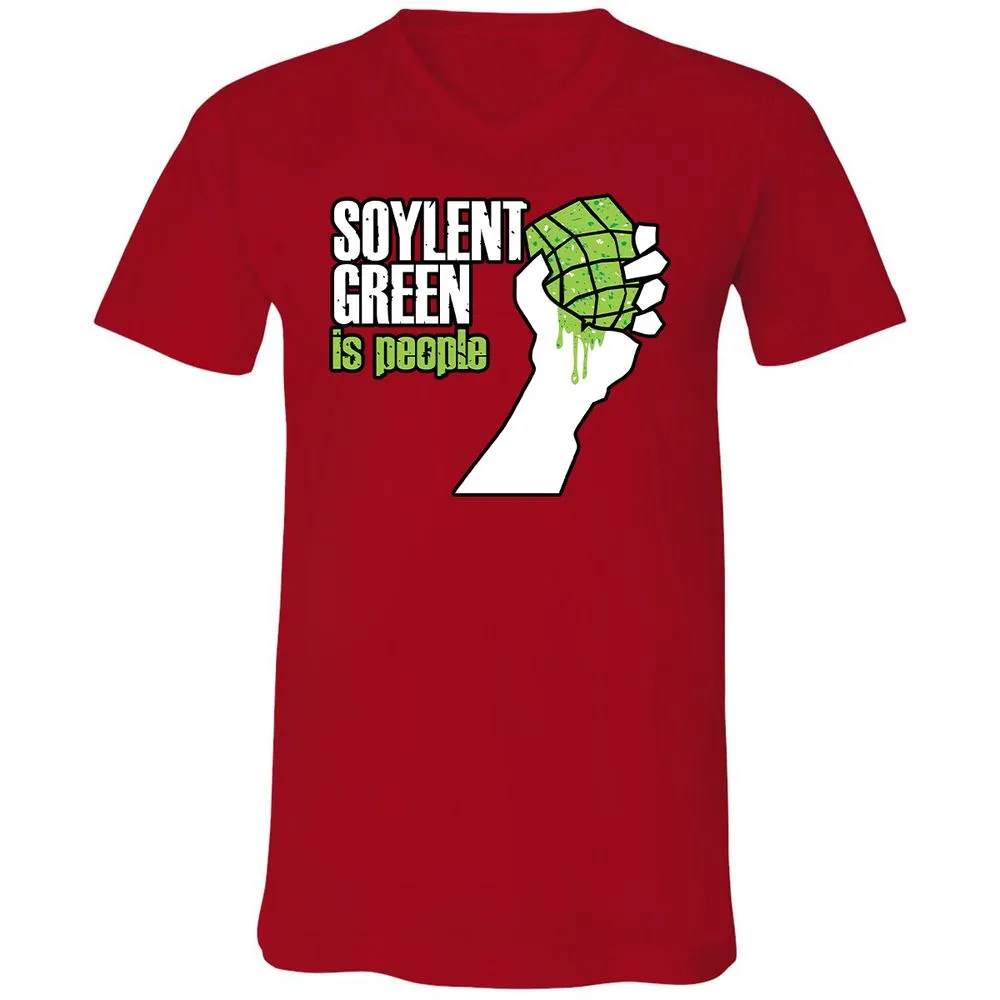 Unisex V-Neck T-Shirt - NYA7ZXCX - Red - 3