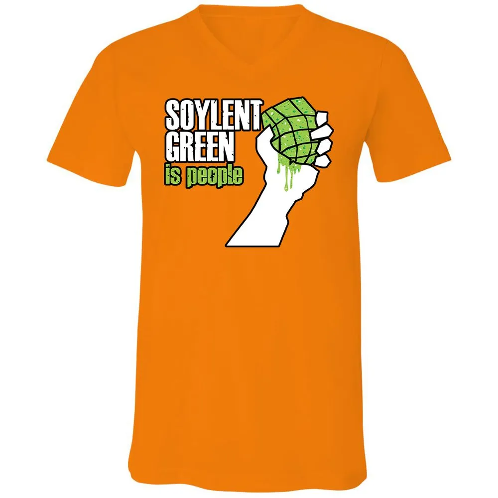 Unisex V-Neck T-Shirt - NYA7ZXCX - Orange - 11