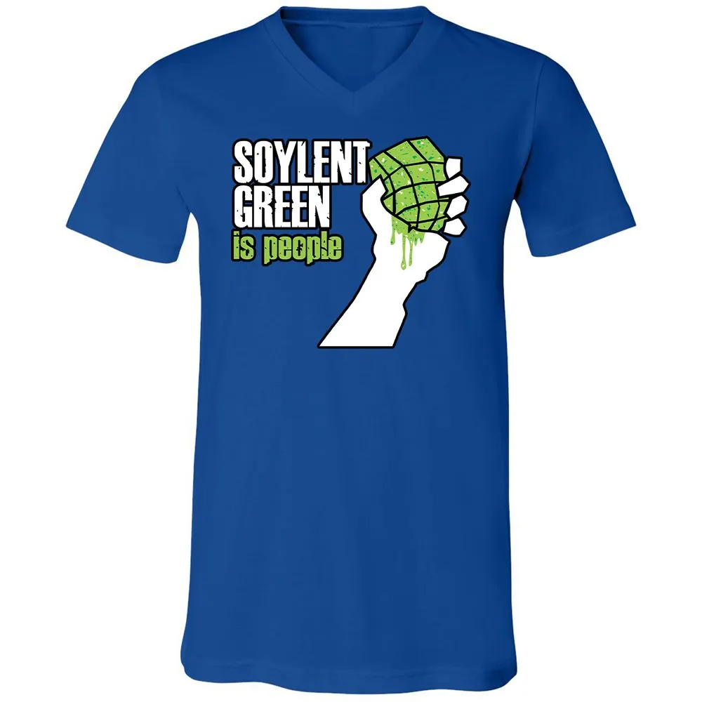Unisex V-Neck T-Shirt - NYA7ZXCX - True Royal - 4