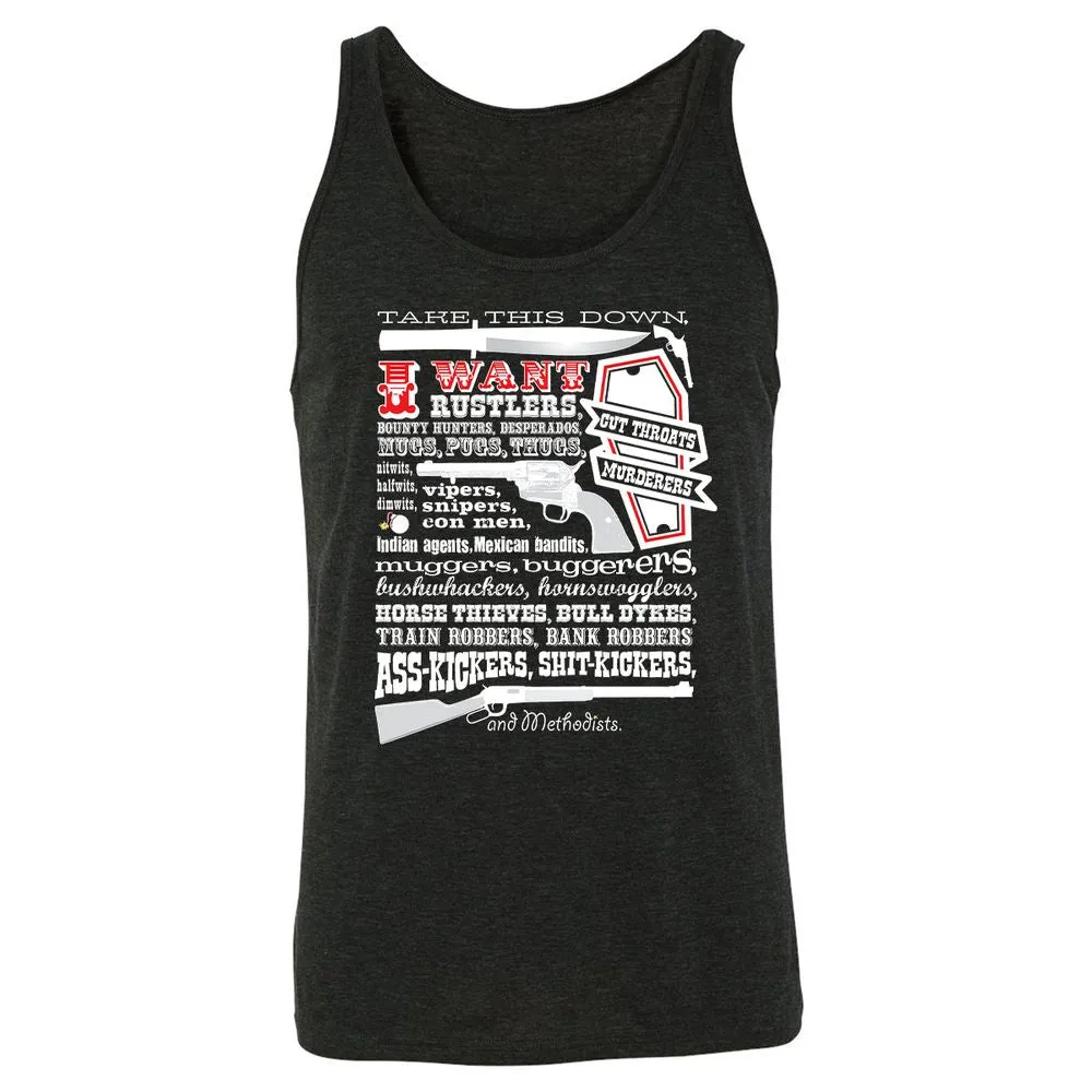 Unisex Jersey Tank - UMA6XXYF - Charcoal Black Triblend - 5