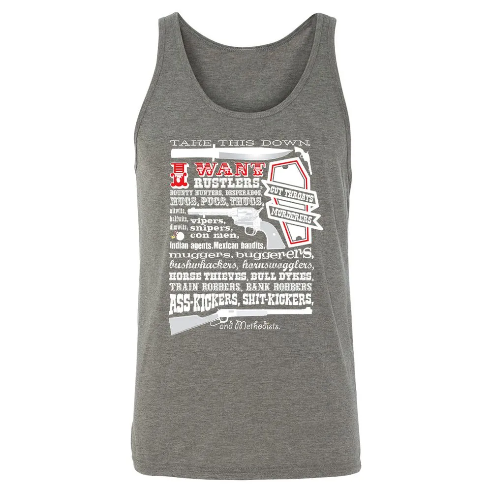 Unisex Jersey Tank - UMA6XXYF - Grey Triblend - 8