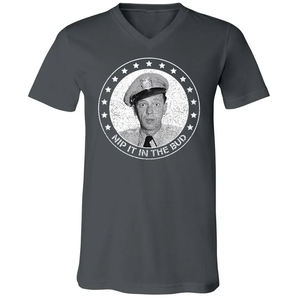 Unisex V-Neck T-Shirt - 43ZLWBS7 - Asphalt - 12
