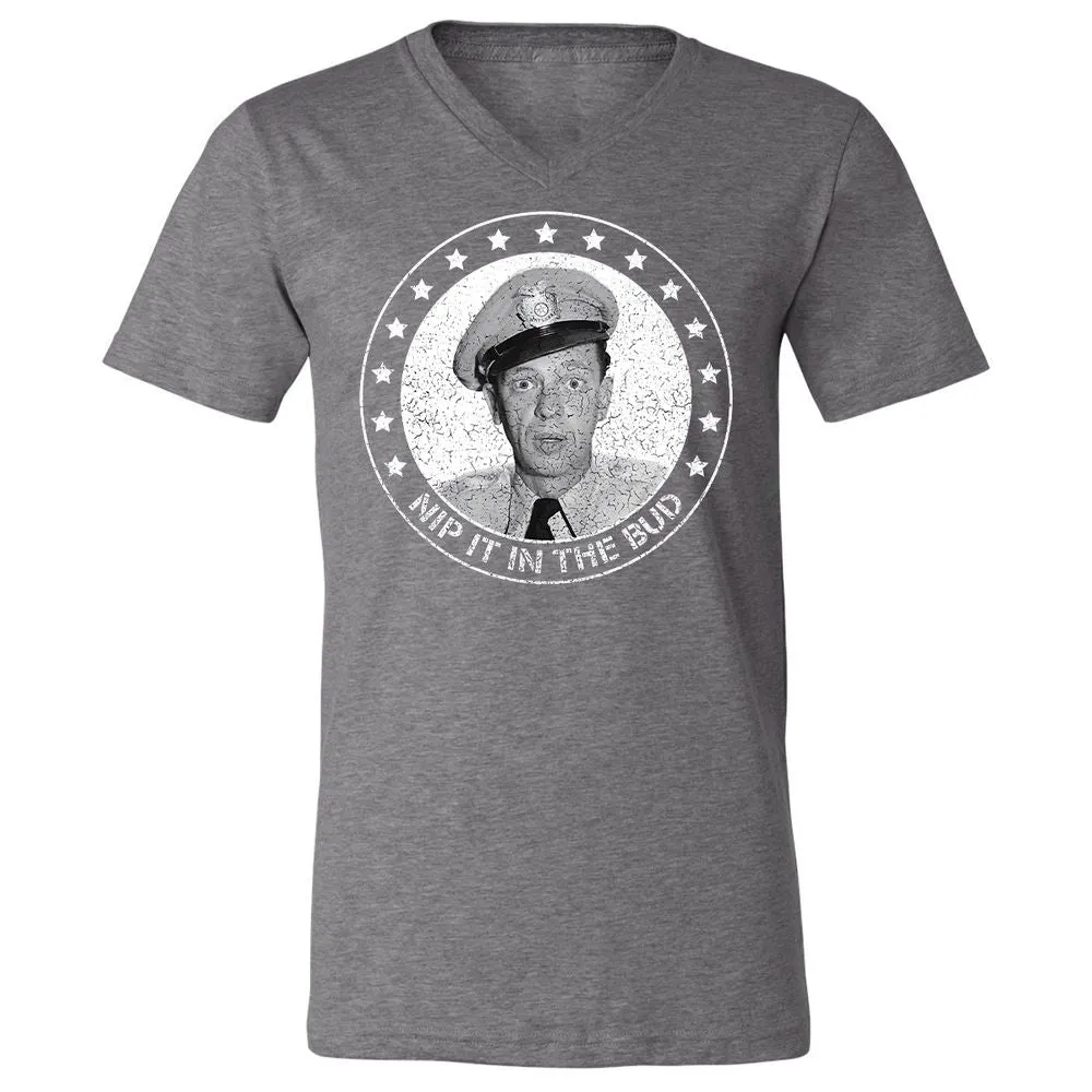 Unisex V-Neck T-Shirt - 43ZLWBS7 - Deep Heather - 13