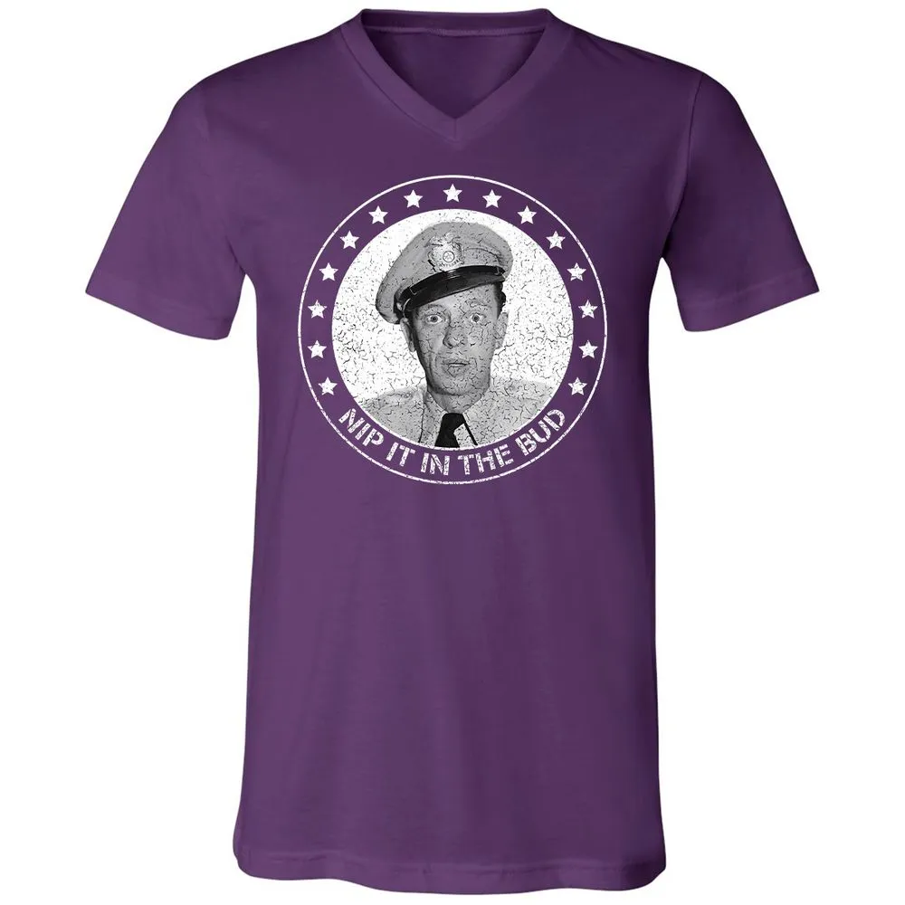 Unisex V-Neck T-Shirt - 43ZLWBS7 - Team Purple - 9